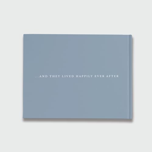 Generic Dusty Blue Wedding Guest Book thumb #2