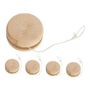 Upkoch Drewniane Jojo Zestaw 5 Sztuk