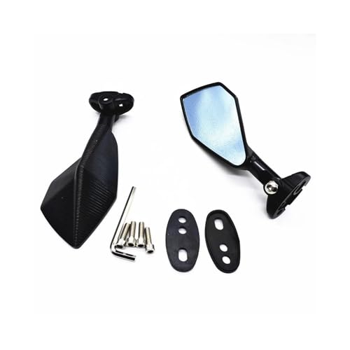 Rétroviseurs Moto Universels CBR954RR Verre Bleu Guidon Moto