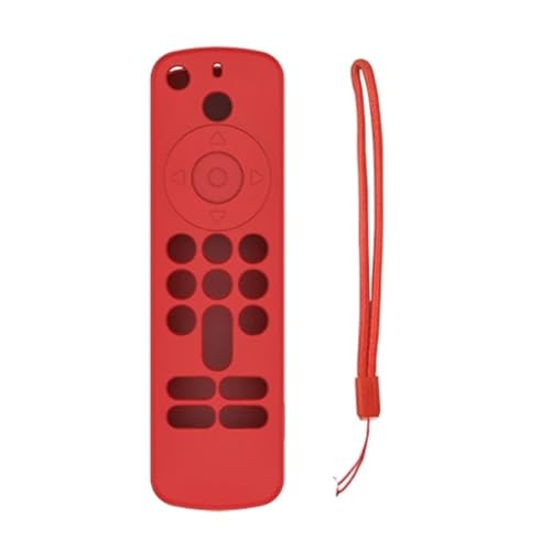 Image of Brain Freezer Silicone TV Remote Cover Compatible with New Fire TV Stick 4k and HD Remote Cover 2025 Model (Red)