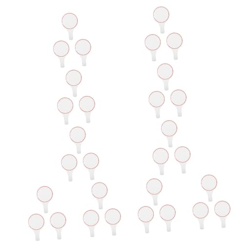 Tablero de puntuación borrable Lurrose, 30 unidades, diseño de una sola cara para votaciones y competencias, ideal para aulas y jurados miniatura 1