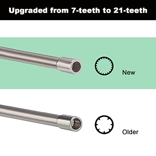 ZAMDOE Carburetor Adjustment Tool 21-Teeth Splined Screwdriver + Acircle Screwdriver for 2-Cycle Small Engine Chainsaw Trimmer Lawn Mower Edger Blower(2 Pack) - Image 3
