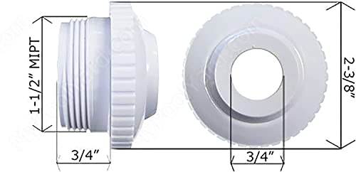 ATIE-Pool-Spa-Directional-Flow-Hydrostream-Return-Jet-Fitting-SP1419D-with-Adjustable-34-Opening-Rotating-Eyeball-for-Hayward-SP1419D-2-Pack