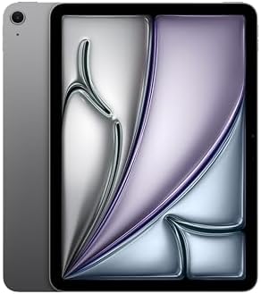 Apple iPad Air 11" mit M3 Chip: Apple Intelligence, Liquid Retina Display, 128 GB, 12 MP Frontkamera/Rückkamera, WLAN 6E, Touch ID, Batterie für den ganzen Tag – Space Grau