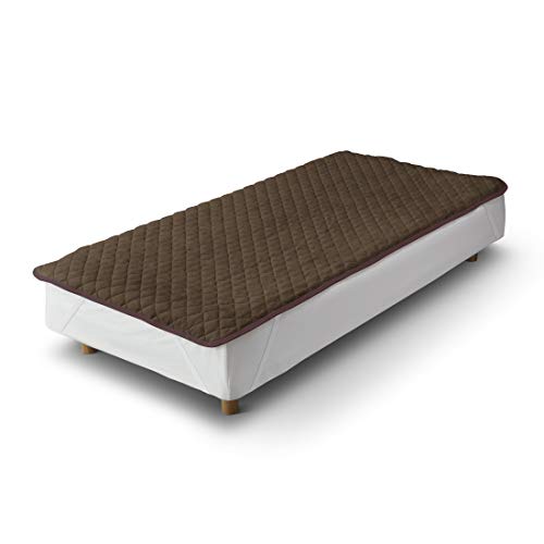 あたたか敷きパッド シングル 100×200cm 吸湿発熱 洗える 冬 ブラウン AJ021PDS offtime