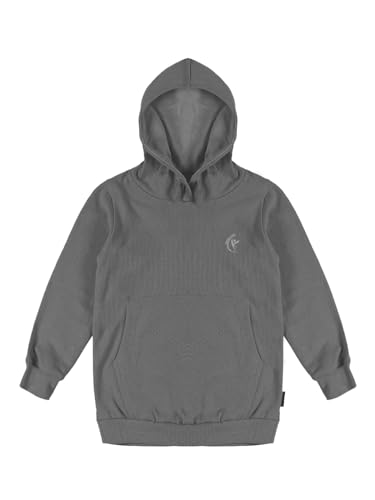 Image of Kiddopanti Unisex Solid Pullover Hooded Fleece Sweatshrit | Cotton Poly Fleece Fabric | Waist Length, Full Sleeve Hoodie | 2 Kangaroo Pockets | Winter Wear for Boys & Girls