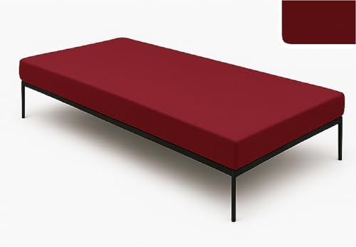 Image of ATOOTFUSION Orthopedic High-Density HR Foam Mattress | High-Resilience (HR) Dual-Sided Foam | Single Size Bed Mattress - 3-Year Warranty (Maroon, 72X35X2 Inches)