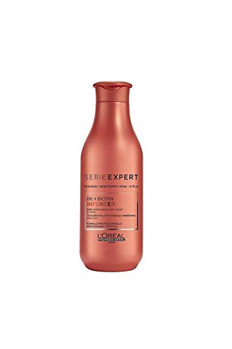 L'Oréal Professionnel Paris Serie Expert Inforcer Conditioner, Anti-Haarbruch Pflegespülung, stärkende Spülung, Haarpflege mit Biotin, für strapaziertes Haar, beugt Haarschäden vor, 200 ml