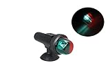Pactrade Marine Boat LED Portable Bi-Color Port/Starboard inflatables Navigation Light Battery...