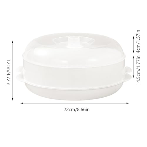 Genérico Vaporera Para Microondas - Olla Multifuncional Apilable Con Tapa | Cocina Saludable Para Microondas | Para Comida Verduras Cocina Casa Almuerzo Recalentar Cocinar - imagen 4