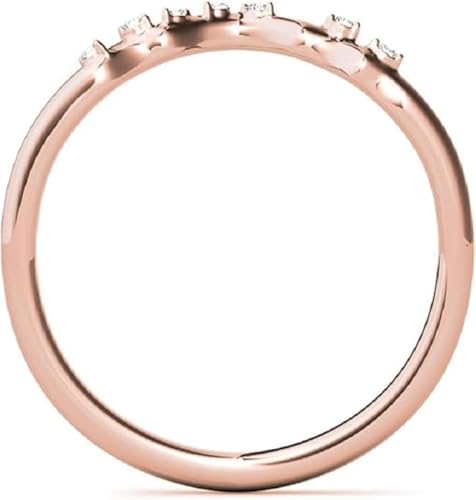 1CT-3CT Round Cut Moissanite Wedding Ring Set for Women Solitaire Bridal Handmade Ring, Promise Vintage Ring3