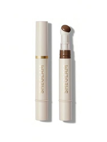 SHEGLAM Complexion Boost Concealer mit Schwammkopf-Applikator mattierend langanhaltend aufhellend Farbkorrigierer schwerelos feuchtigkeitsspendend-Russet