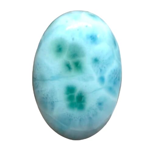 Larimar naturel cabochon ovale 26x17mm de qualité gemme pour création haut de gamme