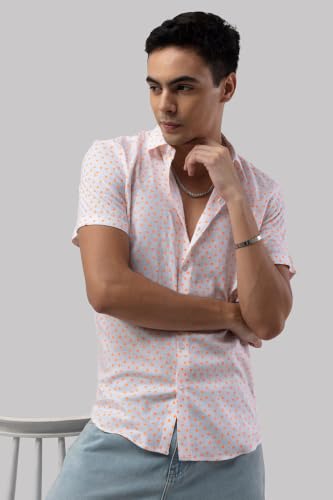 Image of SNITCH Fluorescence Polka Shirt for Men