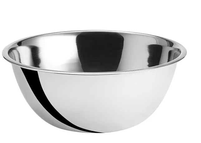 Tazón para mezclar de acero inoxidable 8 qt estilo estándar miniatura 1