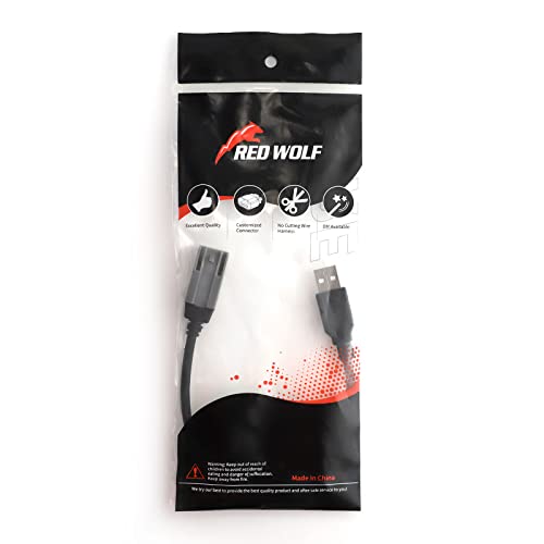 RED WOLF USB Adapter Cable Interface Radio Retention Adaptor Lead for 2014-2022 Fiat 500 Alfa Romeo Mito Vauxhall Corsa E Adam Peugeot Boxer Retain OE USB Plug for Aftermarket Stereo Head Unit - Image 6
