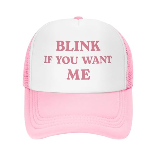 Image of Funny Trucker Hats for Women Hot Pink Funny Gag Baseball Cap for Girls Women Men Hat