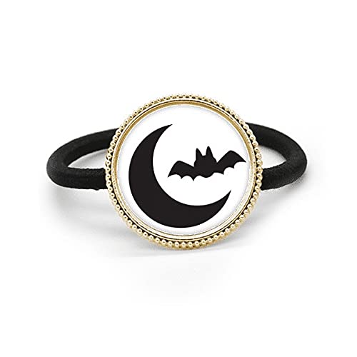 Diadema de Halloween plateada Moon Bat Happy Fear ideal para destacar en fiestas temáticas nocturnas