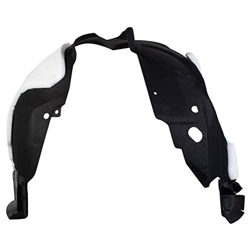 Image of TRQ Front Driver and Passenger Side Inner Fender Liner Set Compatible with 19-23 Ford Edge ST Titanium SEL with Signature Lights