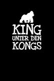 King Unter Den Kongs: Notizbuch Journal Tagebuch 100 linierte Seiten | 6x9 Zoll (ca. DIN A5) - King Unter Den Kongs Notizbücher 