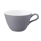Seltmann Weiden 001.743878 Fashion elegant grey Milchkaffeeobertasse 0,37 L, Porzellan, Grau