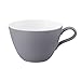 Seltmann Weiden 001.743878 Fashion elegant grey Milchkaffeeobertasse 0,37 L, Grau
