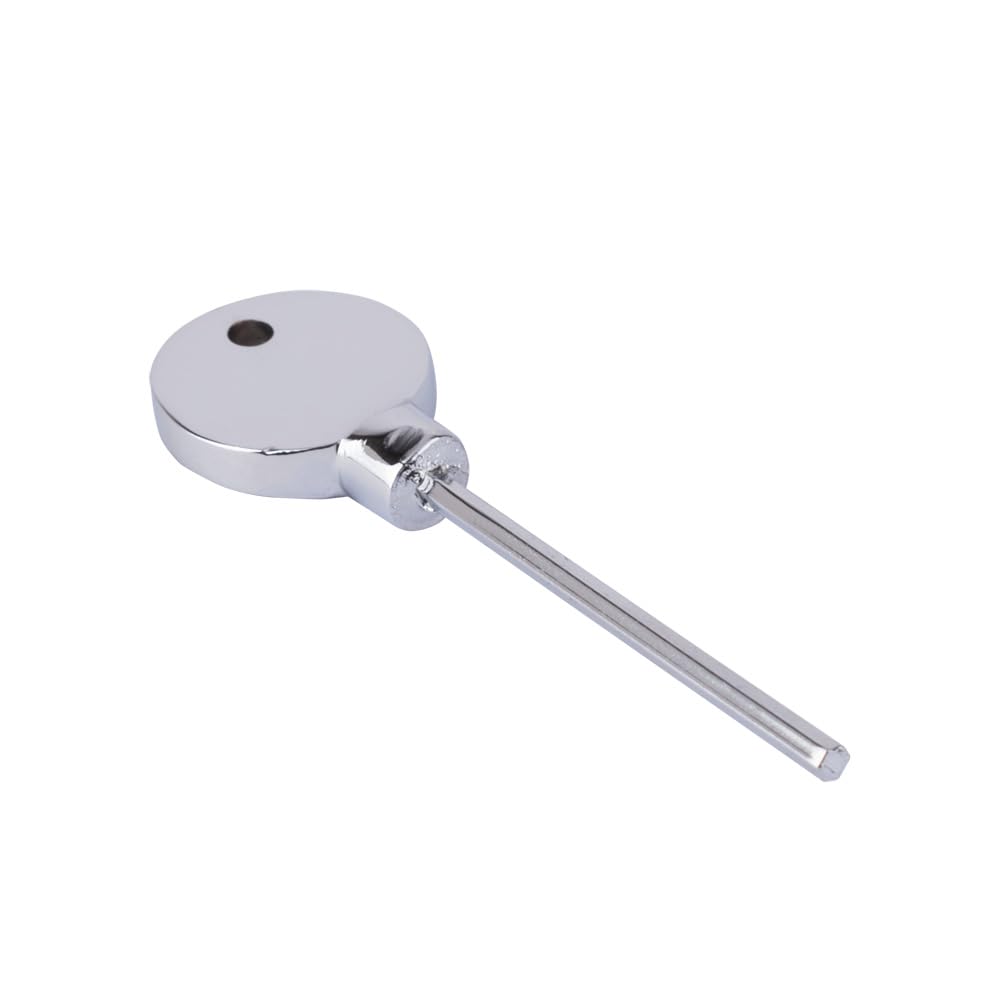 Sash Heritage Polished Chrome Brass Key To Suit Locking Fasteners With A Grub Screw