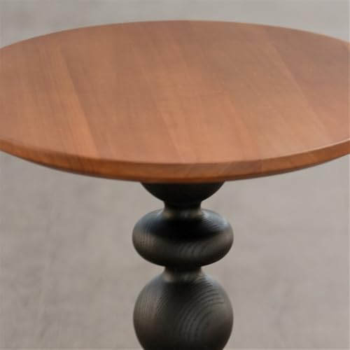 Table d'appoint gain de place en bois massif pour petits salons encombrés - 6