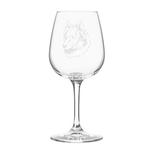 Etched Laser Art Personalized Dog Themed Etched Wine Glass - Custom Dog Breed Wine Glasses for Pet Lovers, Personalized Birthday Gift for Men & Women - Himalayan Sheepdog (Bhote Kukur), 12.75 oz