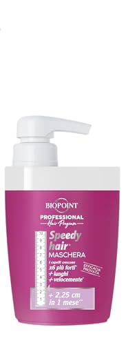 Biopoint Speedy Hair Dona hårmask, styrka och vitalitet med Chioma, stimulerande effekt för snabbare hårväxt, 300 ml