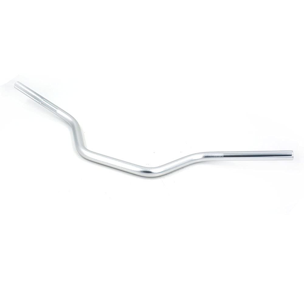 Guidon de moto 7/8"22mm Guidon Universel pour KLX230R KLR650 KLX450 KX250F BX V-Strom650 DRZ400 Dirt Bike ATV Motocross Enduro Argent