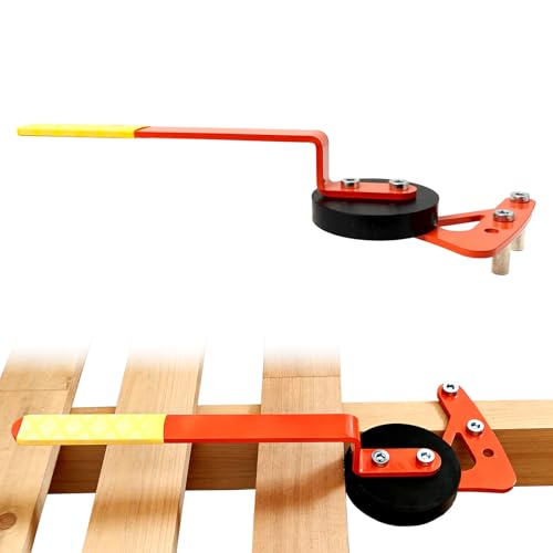 ZAFortLign Deck Board Straightener Tool - Heavy Duty Rebar Bender for Wood Alignment No Hammering Needed Professional Deck Installation Kit