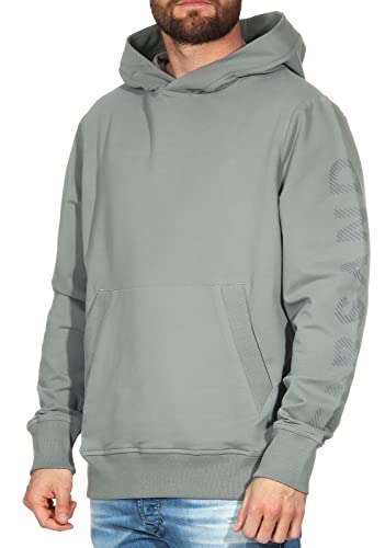 Elbsand Herren Hoodie ESMJorisen Kapuzen-Pullover mit Logoprint 35057 00...