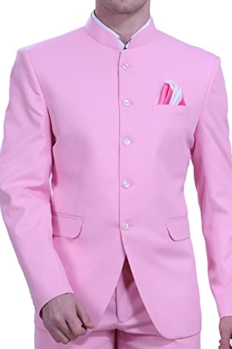 Image of I-Retail 5 Button Bandgala /Jodhpuri Suit Casual, Formal for Men's (Blazer with Trouser)