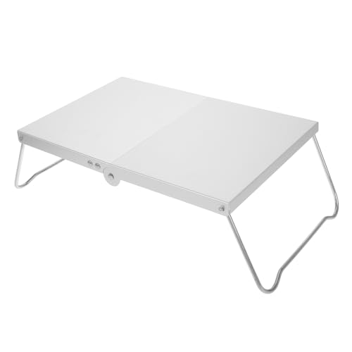 Mini table de camping portable avec plateau isolant résistant à la chaleur du réchaud - 2