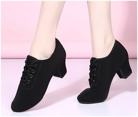 Women Dance Shoes Jazz Latin Ballroom Salsa Dancing Shoe High Heels Ladies Practice Training Modern Popular Sneakers Female image 5
