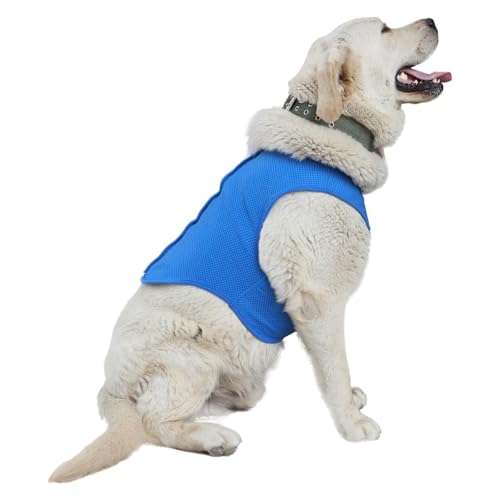 犬服 犬の服 夏 水で濡らし 冷却コート クールベスト 冷感 ひんやり 通気性 背中開き ドッグウェア 小中大型犬 タンクトップ メッシュ 薄手 涼しい 吸水速乾 熱中症対策 暑さ対策グッズ 日焼き防ぐ お出かけ お散歩 ペット用品(M)