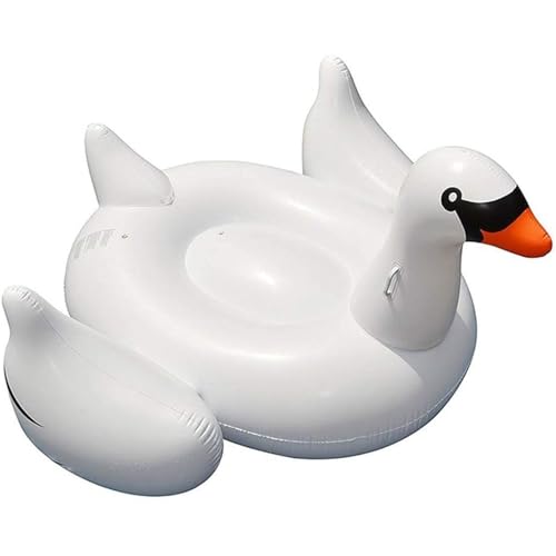 Bouée gonflable cygne adulte et matelas de plage flottant LWX