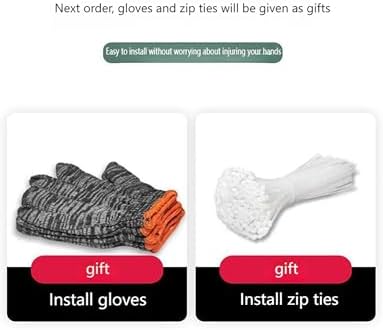 Stainless Steel Window Guards for Enhanced Security, Perforated Metal Panels for Balcony Safety & Succulent Display, Includes Protective Gloves for Easy Installation