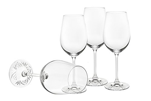 Godinger Silver Art Dublin Edge 12 Oz White Set of 4
