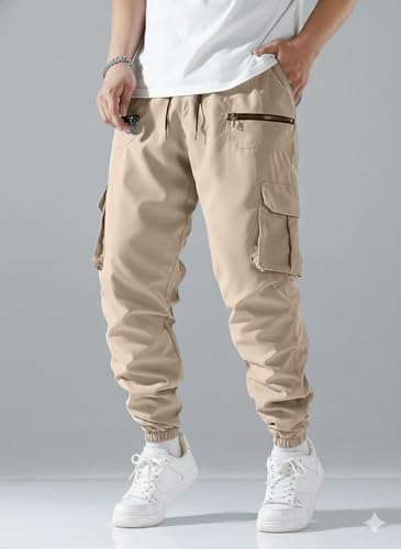 Image of INKKR Men Cargo || Men Zipper Cargo Pants Cotton ||