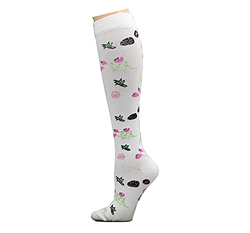 Image of REXX 3 Pairs Women's Knee-high Therapeutic Graduated Anti-Fatigue 8-15mmHg Combed Cotton Compression Socks