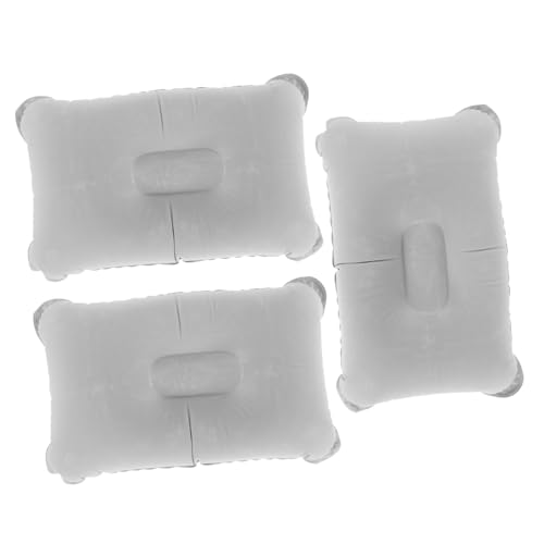 Mipcase 3Pcs Portable Inflatable Travel Pillow Compact Outdoor Camping Pillow for Comfortable Support Reliable and Durable Inflatable Cushion for Car Travel Hiking and Camping