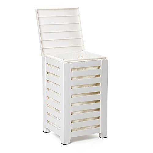 TATAY Panier à Linge 55L | Sac Intérieur Lavable Inclus | Montage Facile en 5 Minutes | Polypropylène Résistant | Design Moderne et Élégant | Corbeille...