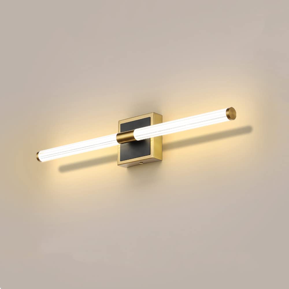 Jadssox Lampe de Miroir de courtoisie LED linéaire pour Salle de Bain, 10 W Miroir Avant luminaires Lampes de Maquillage, Bain Miroir Avant lumières linéaire vanité Applique Murale sur Miroir