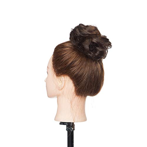 Hairro Human Hair Bun Hair Piece 23g #02 Dark Brown