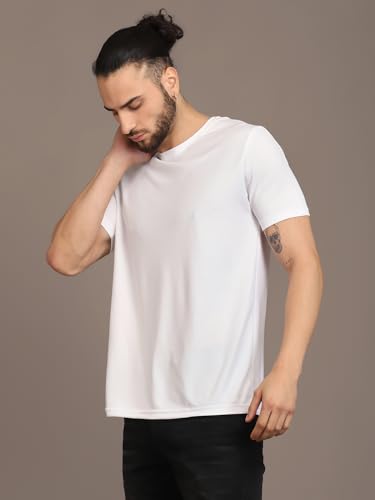 Image of INKKR Men's Solid Regular Fit T-Shirt