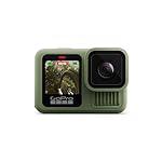 GoPro HERO13 Black en Verde Bosque - Cámara de acc...: Lentes serie HB con detección automática: El módulo de lente ultra gran angular es la lente POV (punto de vista) definitiva para escenas llenas de acción y paisajes épicos. El módulo de lente macro captura primeros planos con un nivel de detalle impr...