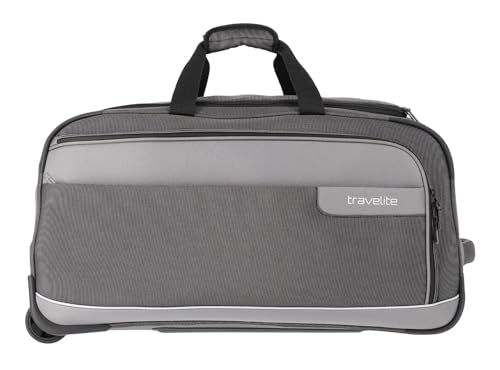 travelite 2-Rad Trolley Reisetasche aus recyceltem Material, Gepäck Serie VIIA: Weichgepäck Reisetasche mit Rollen, 65 cm, 61 Liter