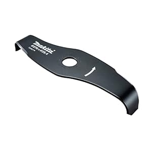 Makita 199874-5 2-Zahn-Häckselmesser 270 x 25,4 mm, Stahl, zum Häckseln und Mulchen, für Freischneider zum Stutzen von Gestrüpp oder verastetem Buschwerk